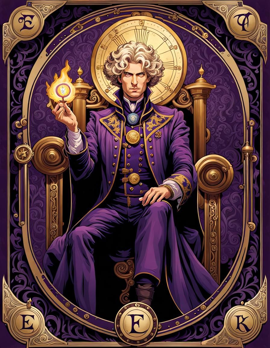 Steampunk Tarot deck. The Emperor.