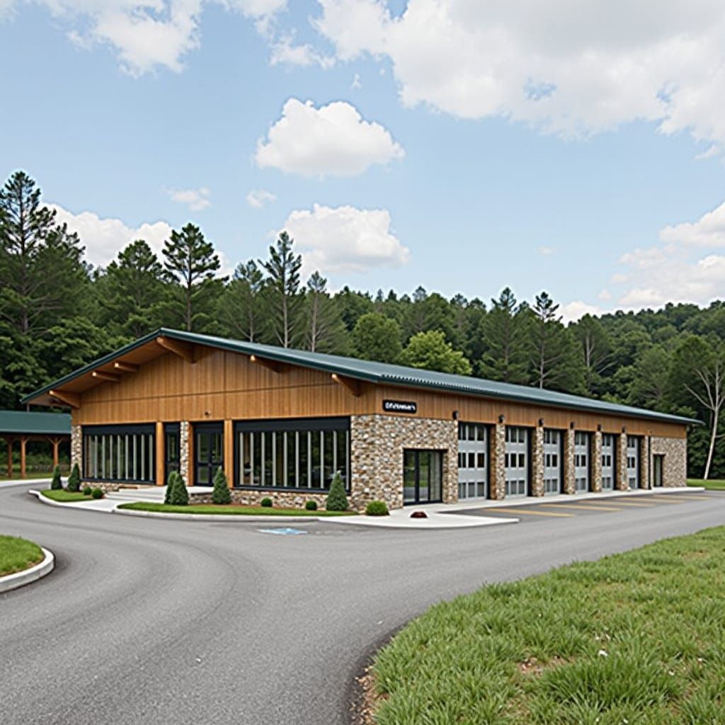 Glencoe Forest Logistics Center Visualized