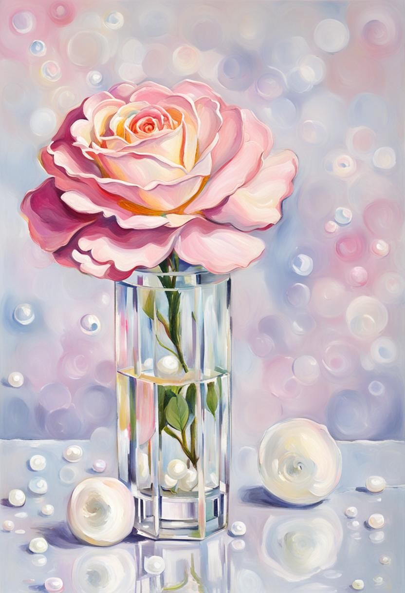 Pearls Of Pink Buttercup Rose