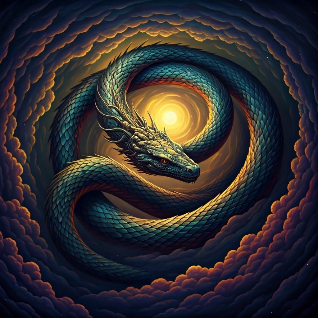 Cosmic Tiamat Emerges from Astral Clouds