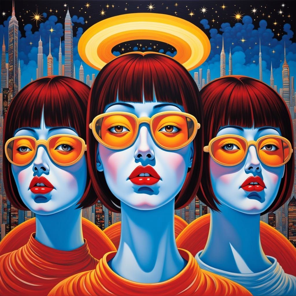 Retro-Futuristic Vintage Women