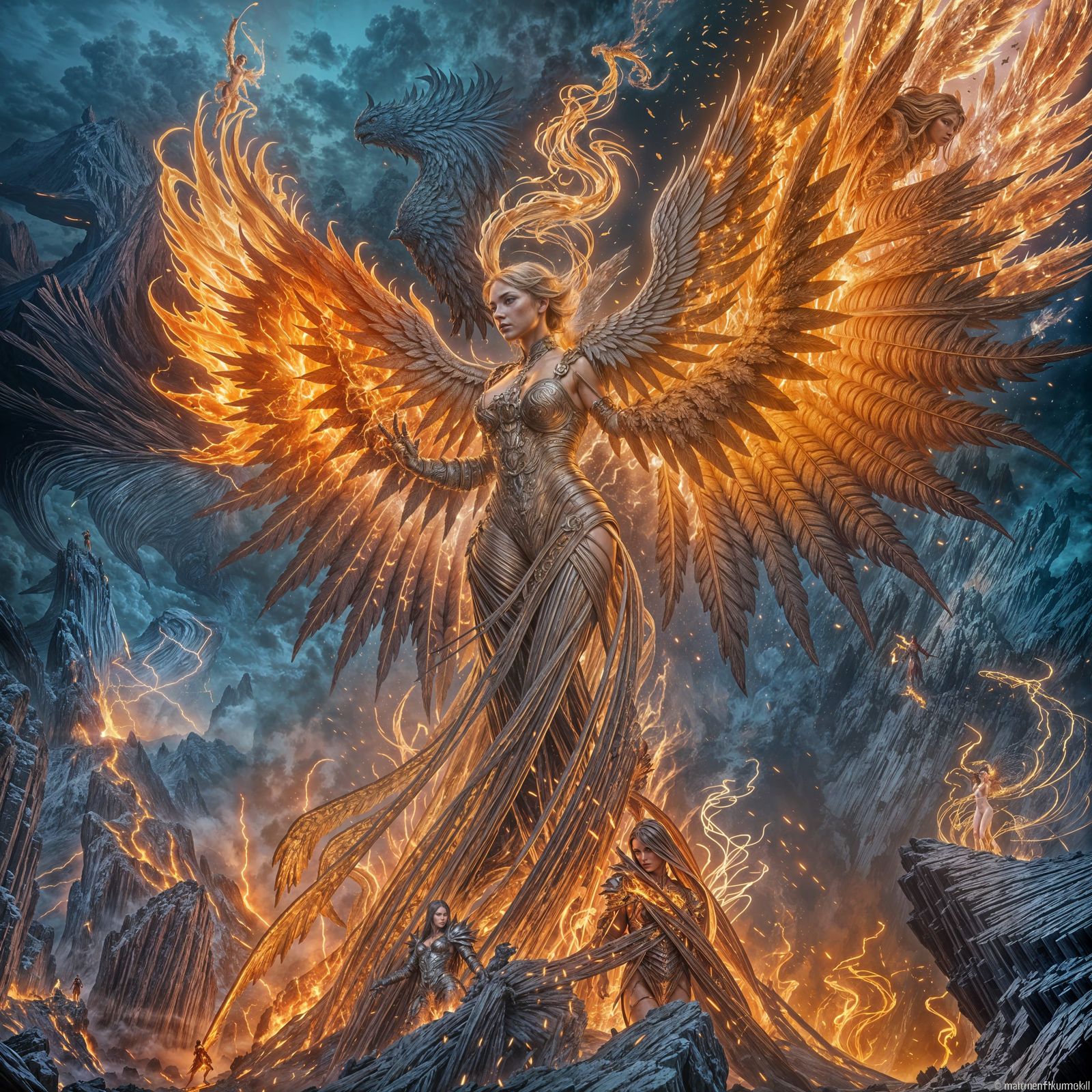 an angel of fire