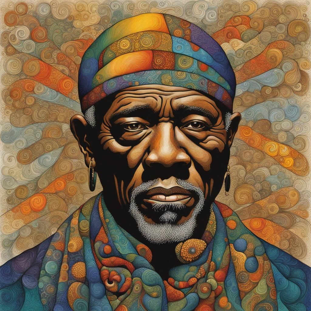 Vibrant Figurative Art Inspired by Cultural Themes