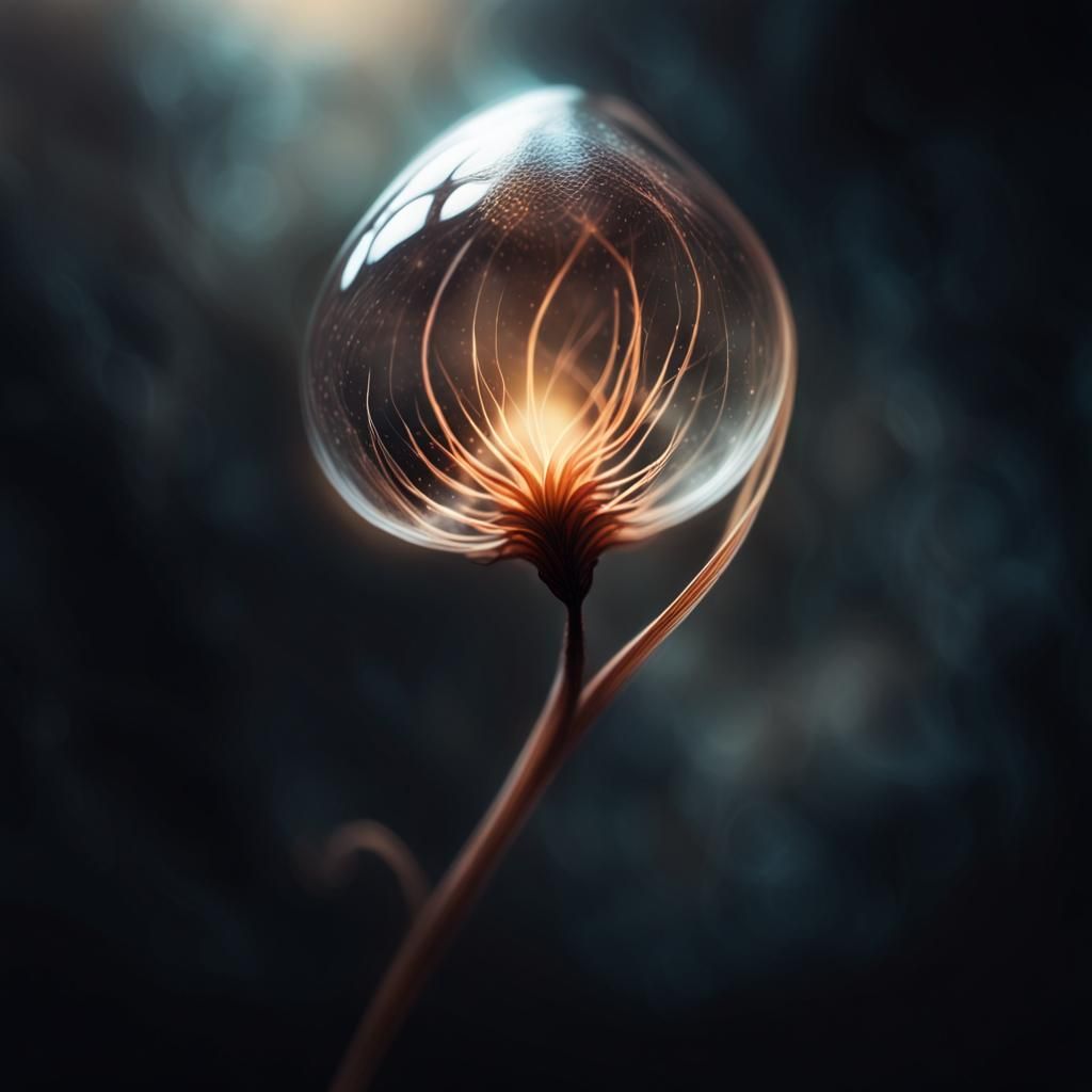 Ethereal Seed in Hyper-Realistic Fantasy Art