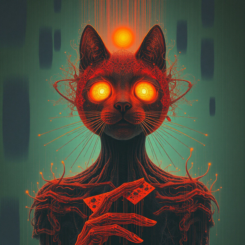 Biometric Binary Code Landscape in Maximalist Style