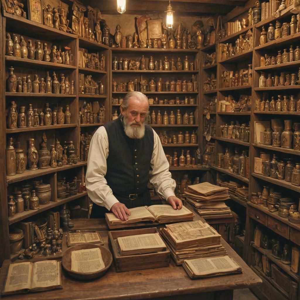 Medieval Pilgrims Shopping for Sacred Relics