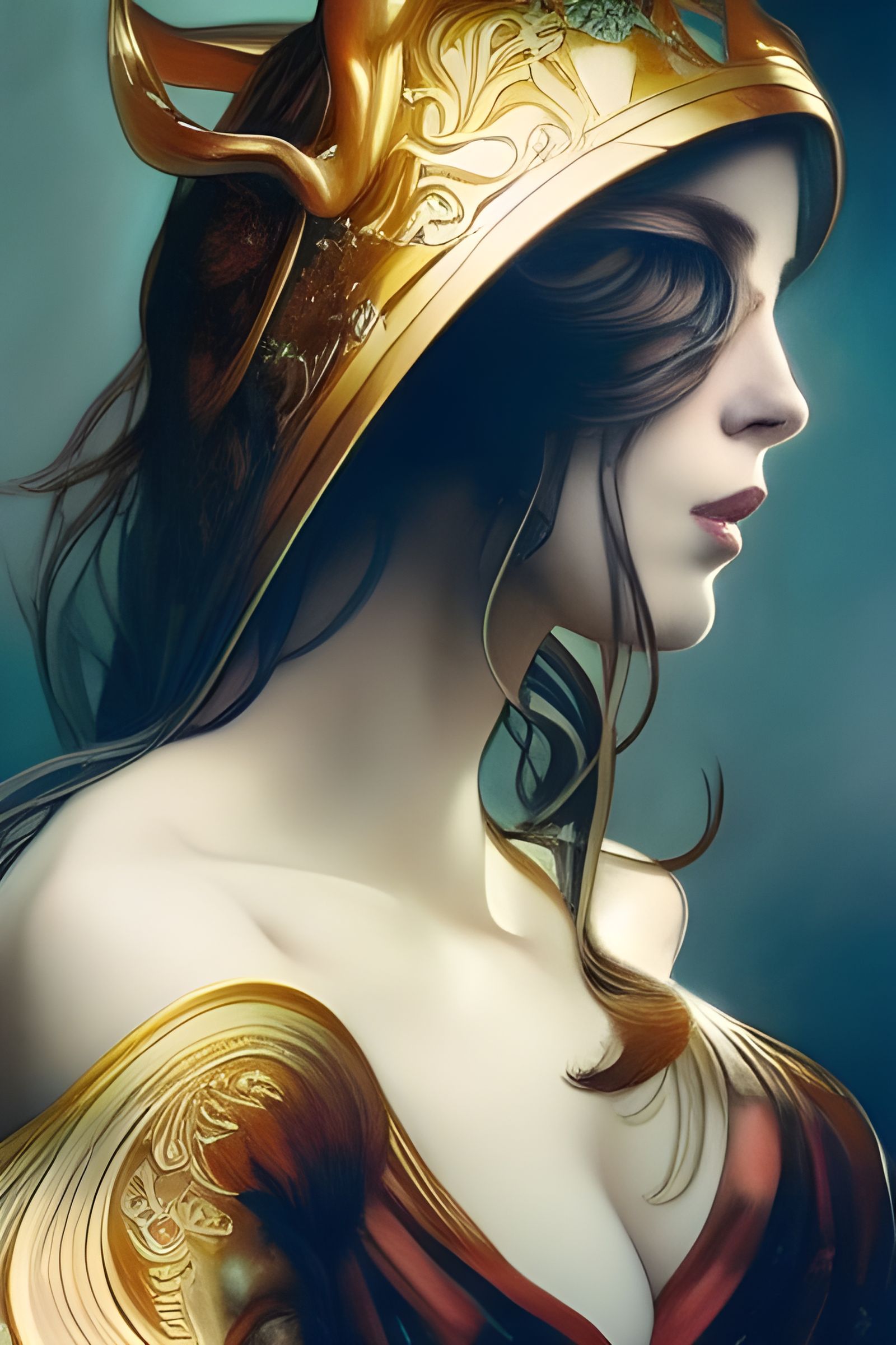 Baroque Mercury Concept Art with Dynamic Lighting