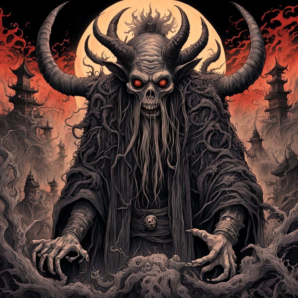 Goblin Shaman in Sinister Dark Fantasy Art