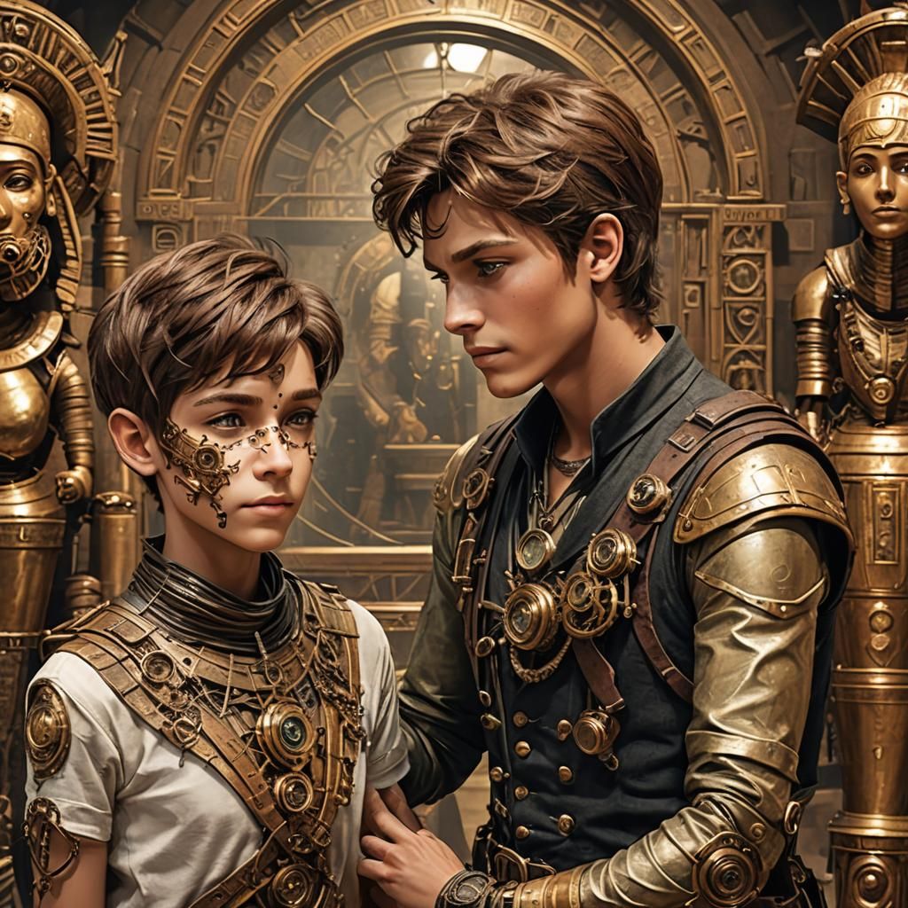 Steampunk Peter Pan and the Mummy's Awakening