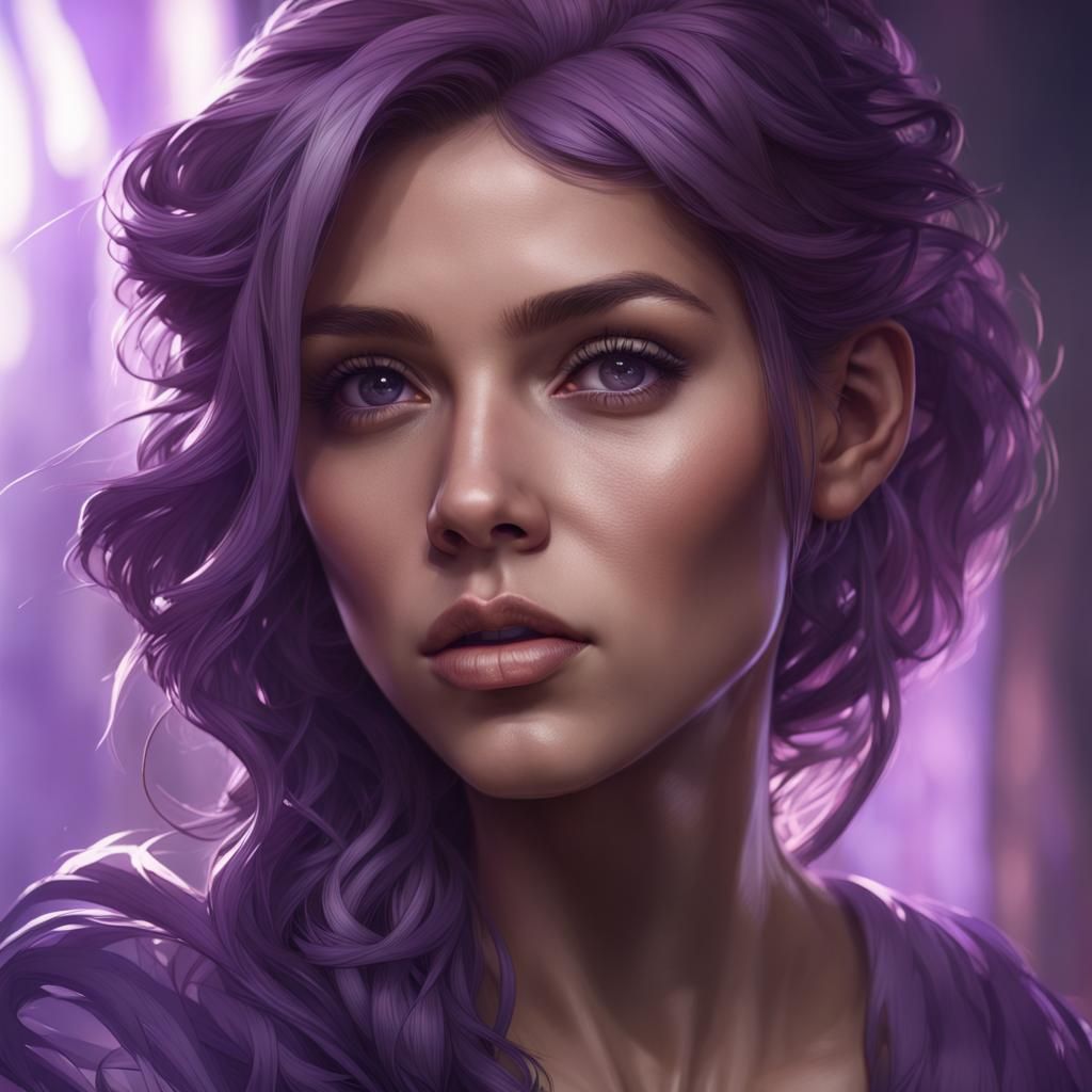 Detailed Portrait in Artgerm and Mucha Style