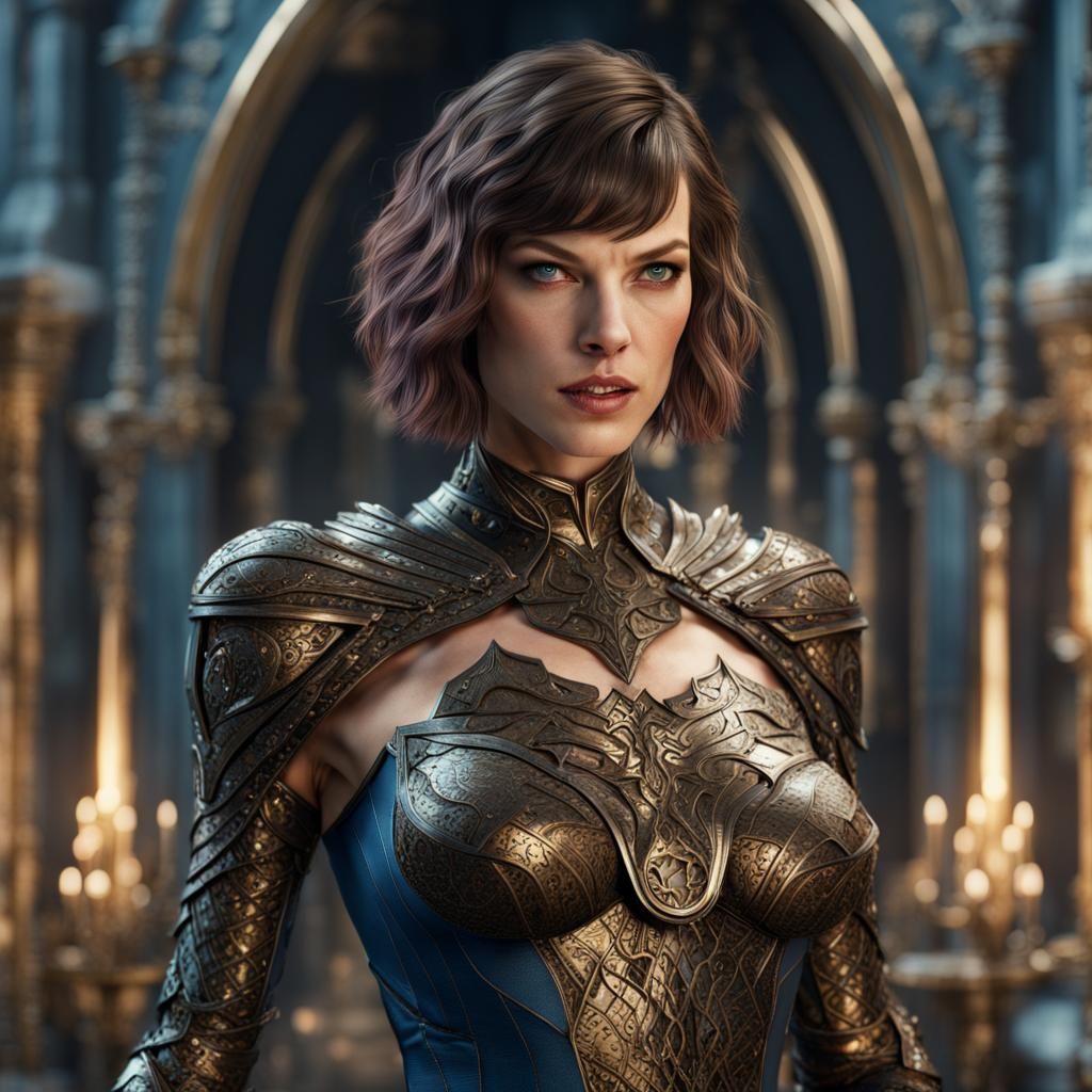 Milla Jovovich as DC's Enigma