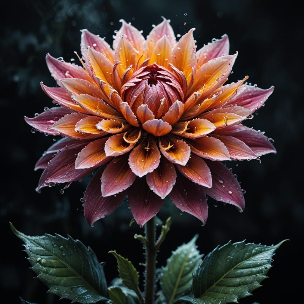 Hyperrealistic Photo of a Beautiful Exotic Flower