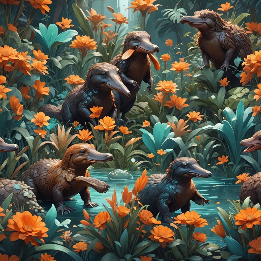 Platypus, Poodle, and Anteater Concept Art