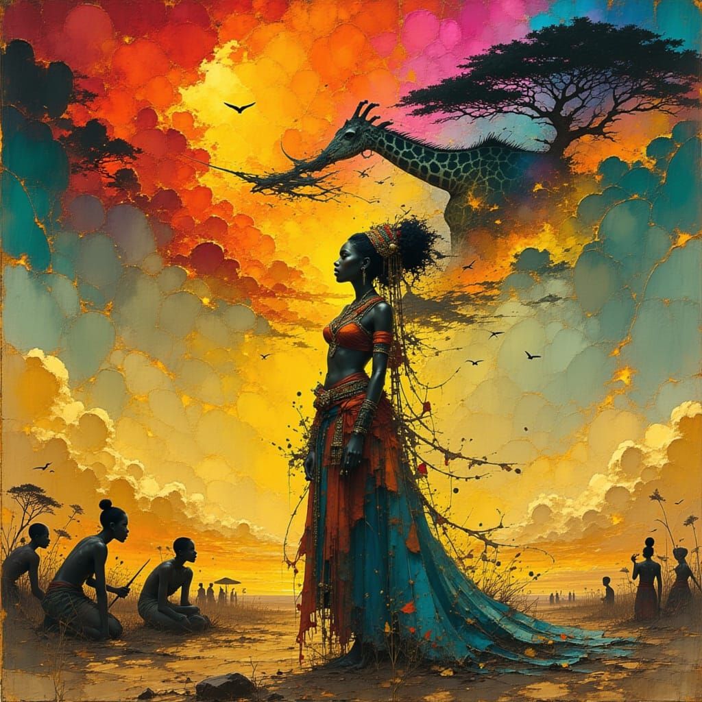 Zulu Queen's Visions in Vivid Colors