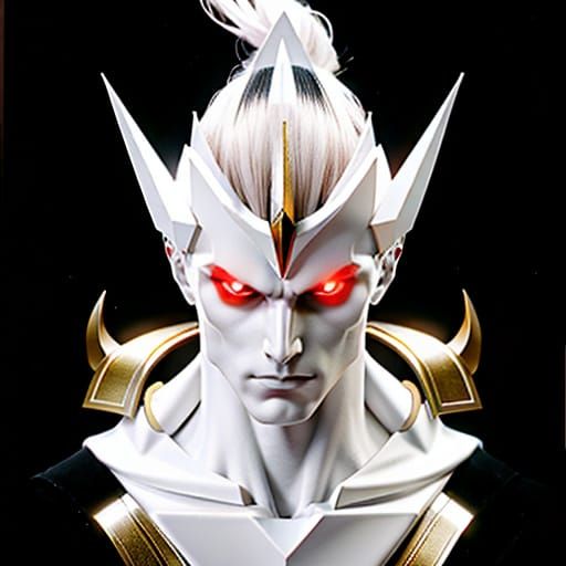 Hyper-Realistic Demon with Trapezohedron: Cinematic Close-Up