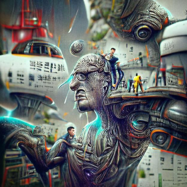 Detailed Sci-Fi Statue Art, Trending on ArtStation