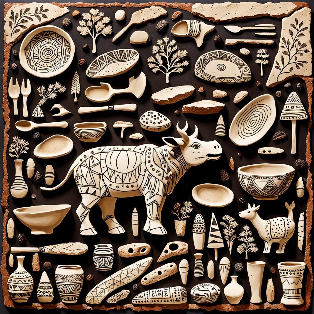 Prehistoric Cave Art and Ancient Tools