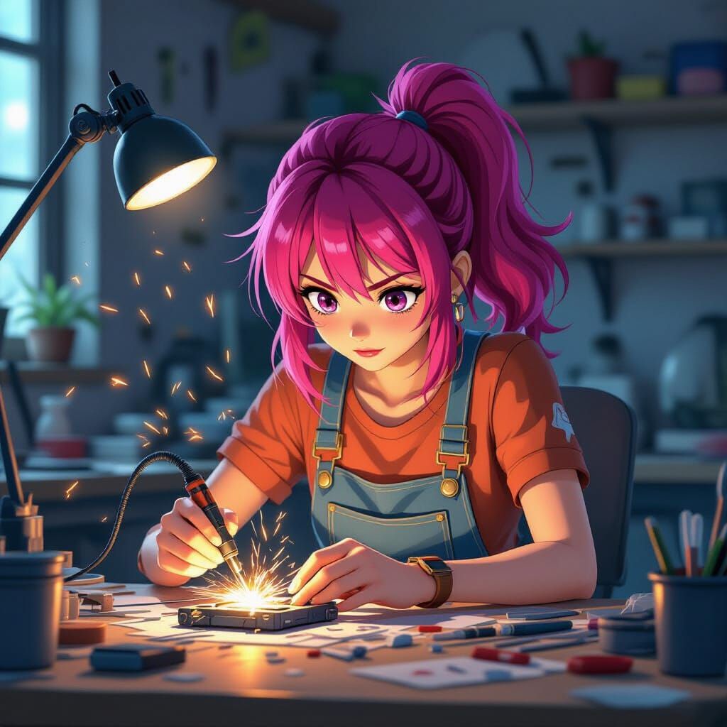 Mei Hatsume, an inventrix