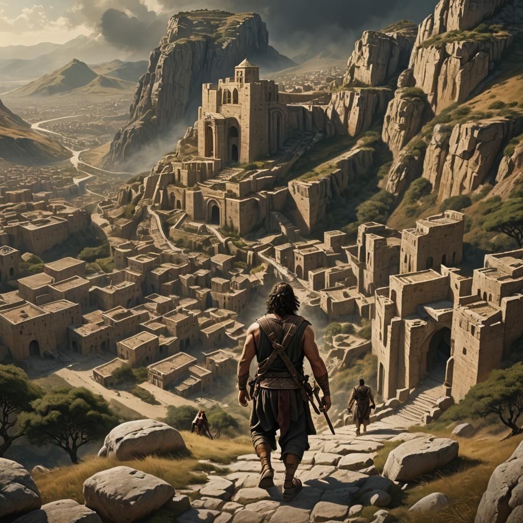 Samson Carries City Gates in Biblical Style