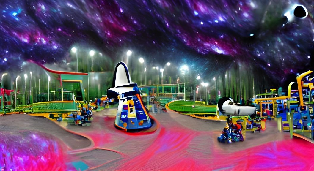 Futuristic Space Park