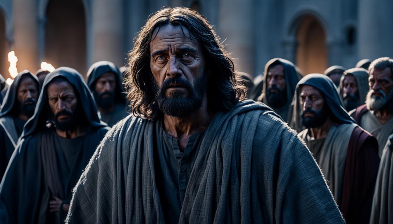 Judas Iscariot in Bible Times, Hyperrealistic 8K