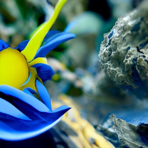 Surreal Space Flower in Detailed Matte Painting