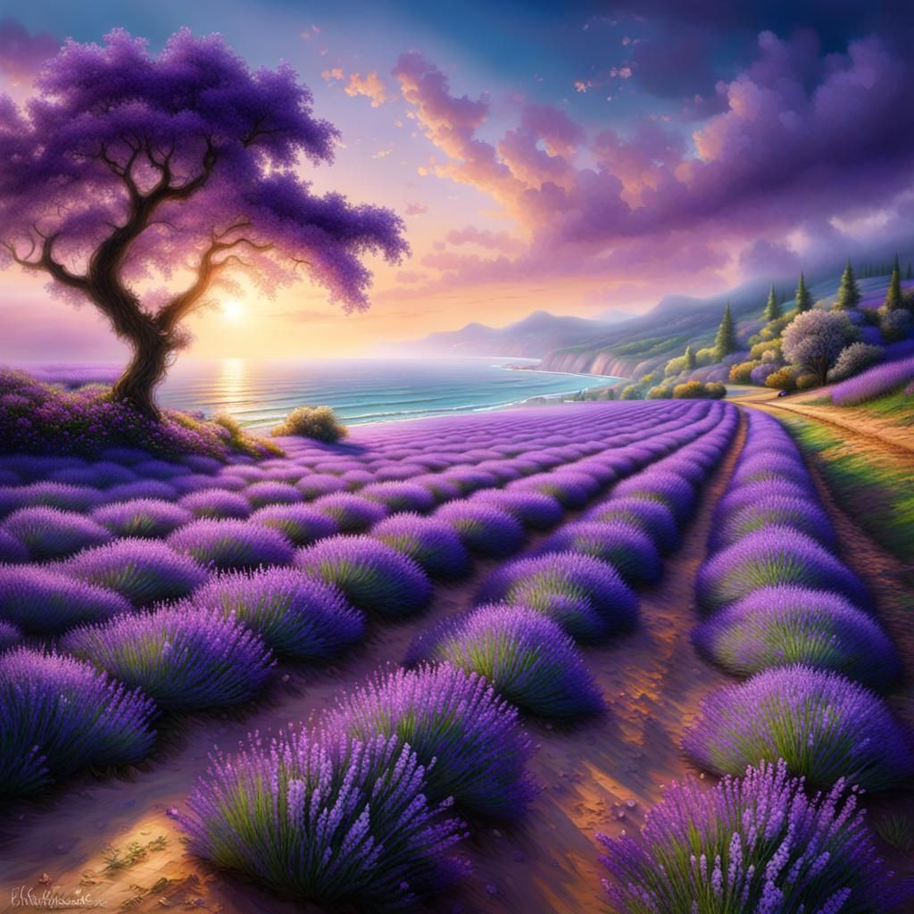 A Field of Lavender 2