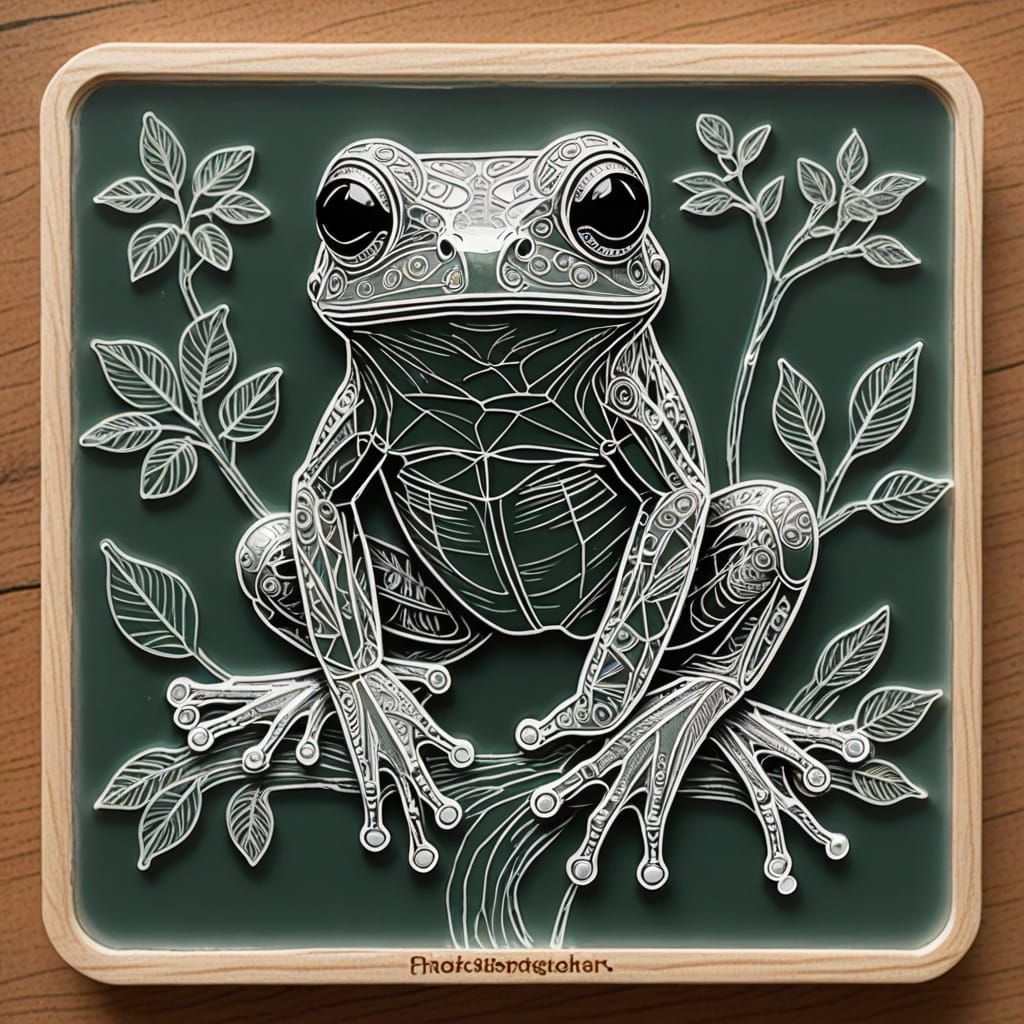Etch a sketch tree frog