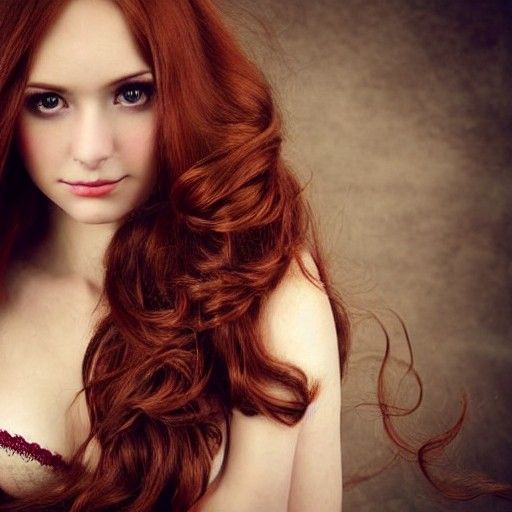 Elegant Lingerie Portrait of a Goddess in Digital Art