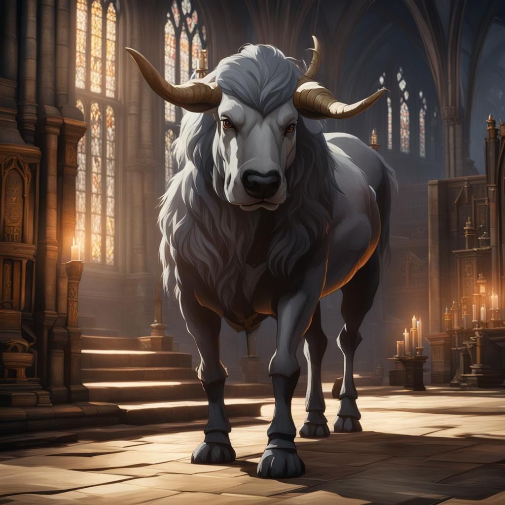 Hogwarts Legacy Anime Scene with Centaur and Moonstone