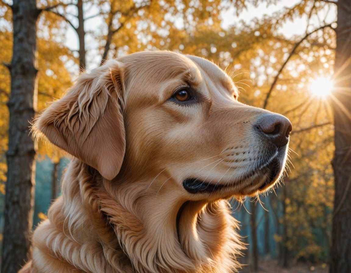 Golden Retriever headshot