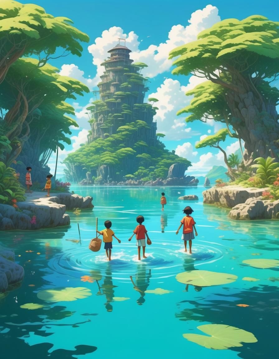 Tropical Island Children: Anime Meets High Fantasy