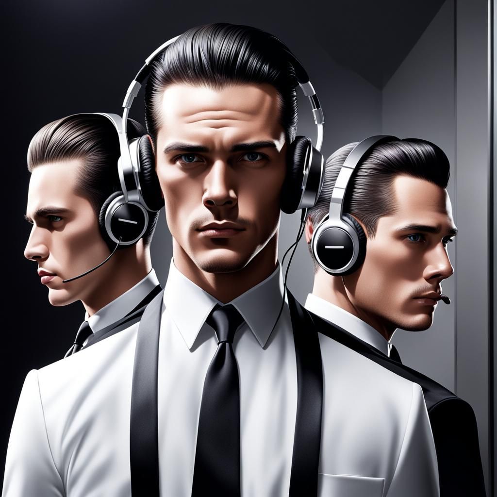 Handsome Security Team in Tuxedos