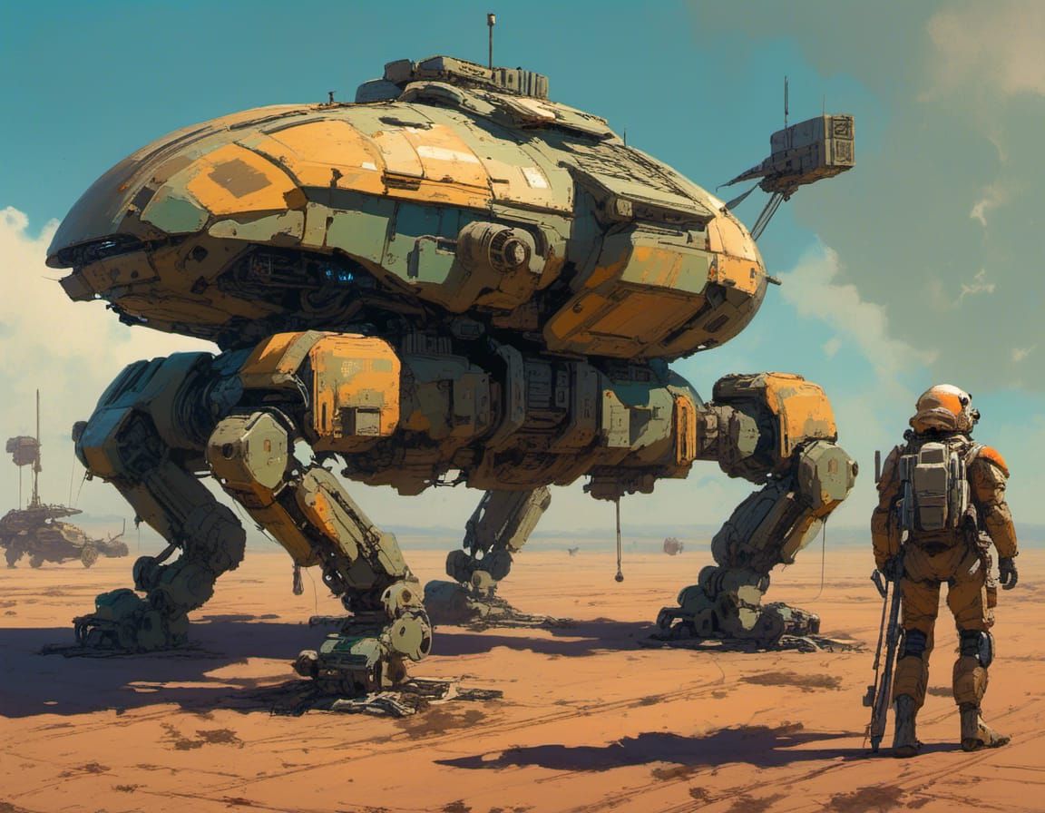 Chitinous Beetle Knight on Magical Battlefield