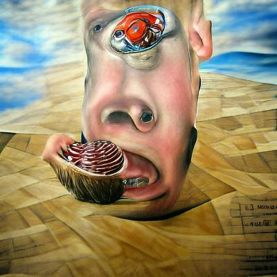 Surreal Hyperrealistic Image of ADHD