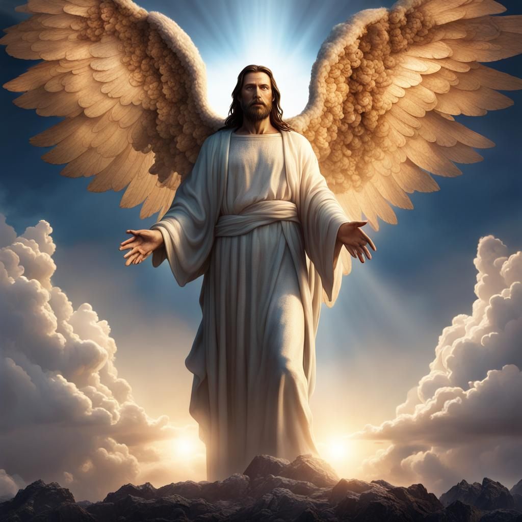 Heavenly Father, Jesus Christ, and Angels: Detailed Digital ...