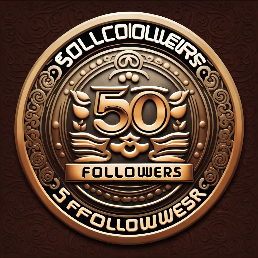 A 50 Follower Logo...