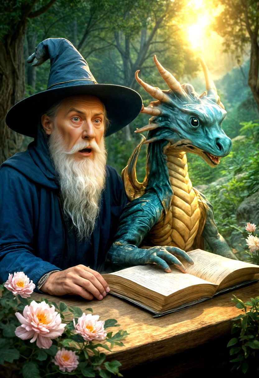 Wizard's Surprise: A Scene Recreated on Tabletop