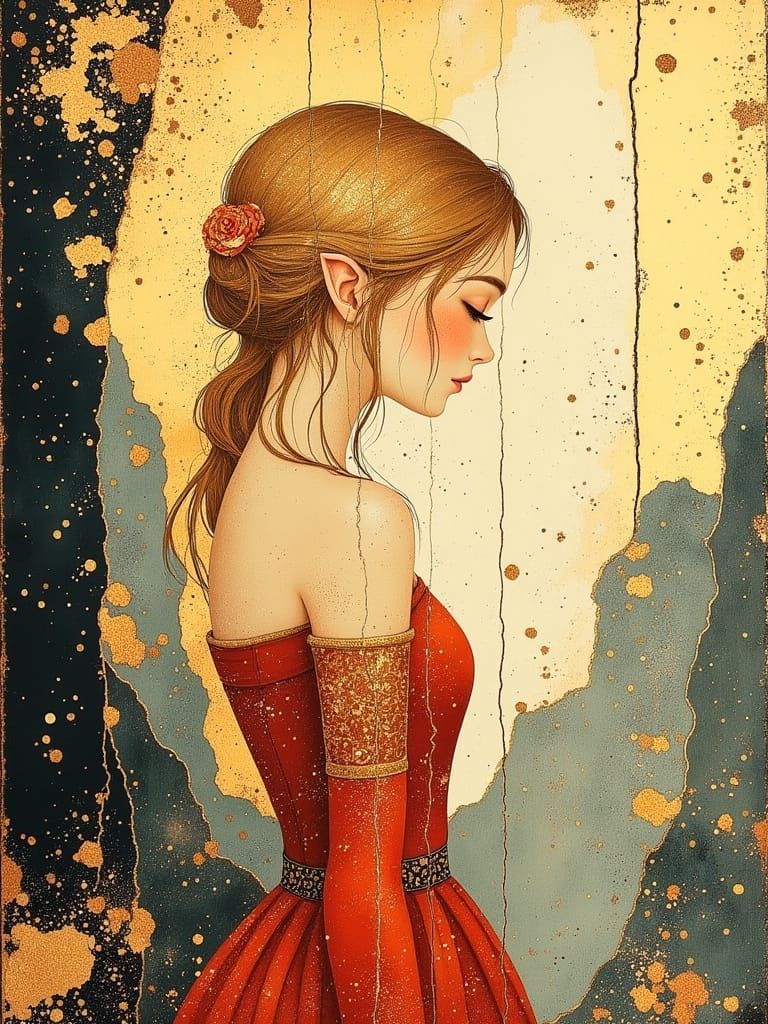 Princess Zelda in Divine Oil Style