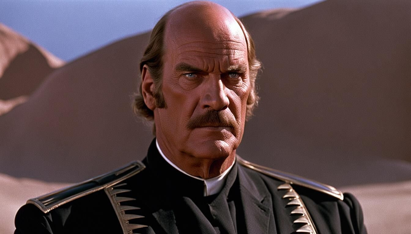 Actor in Dune-Style Stillsuit, Close-up