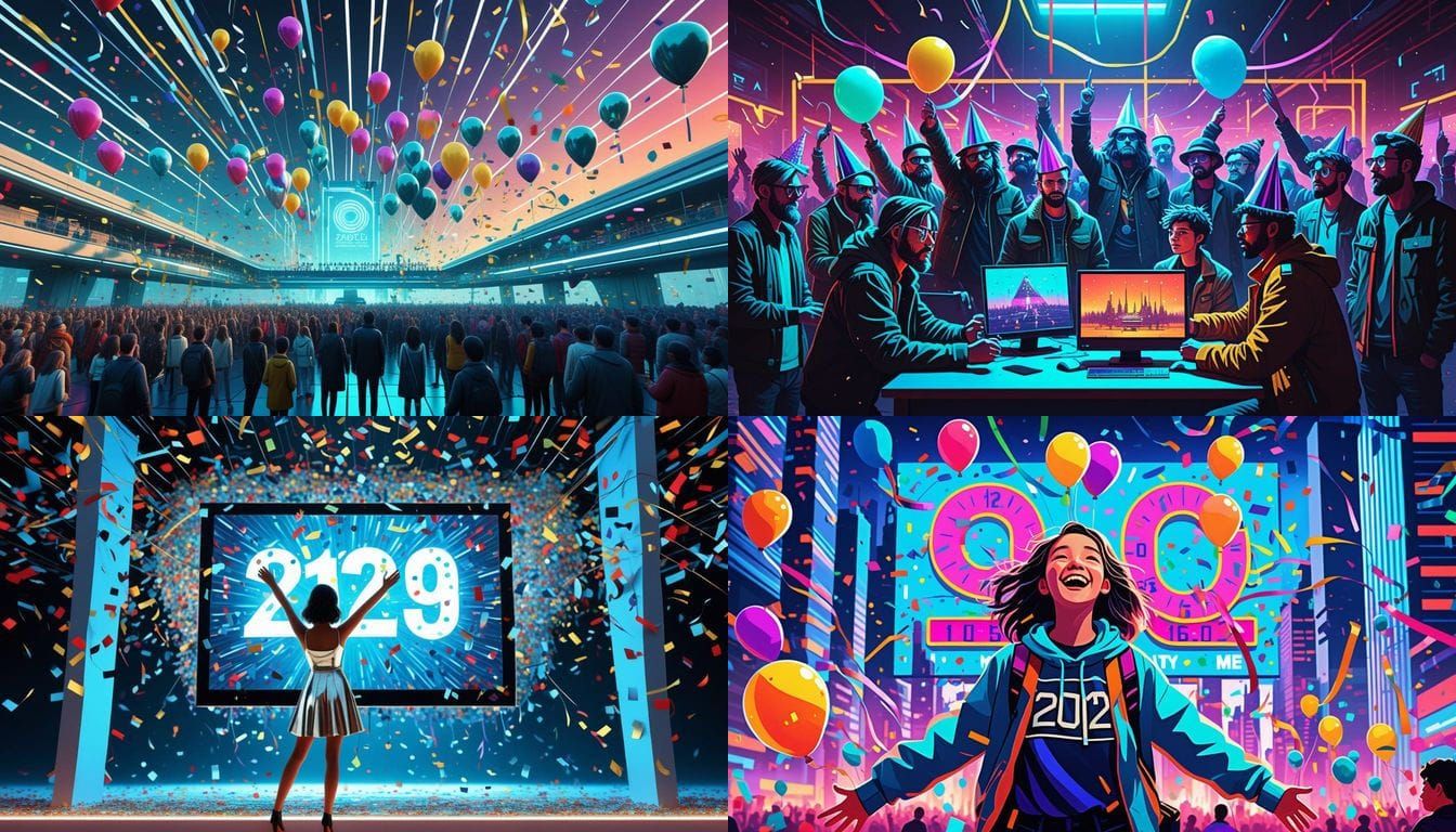 Celebrate New Year's with Vibrant Party Decorations