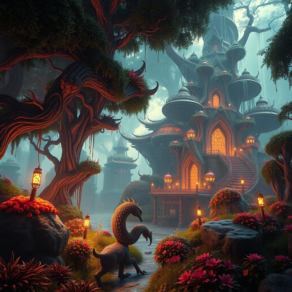 Enchanted Realm of Jo Popy in Vibrant Fantasy