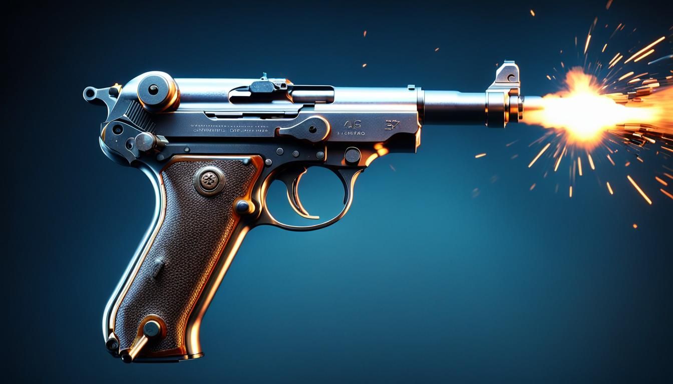 Luger P08 Firing: Dynamic 3D Animation