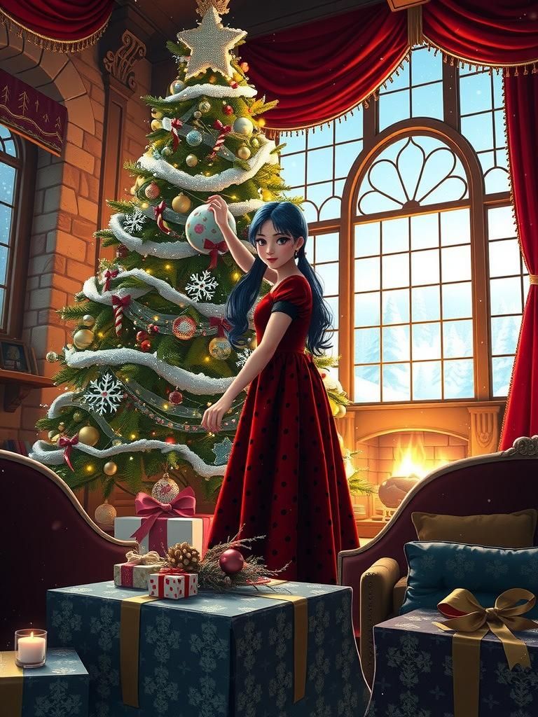 Christmas with Marinette Dupain-Cheng 01
