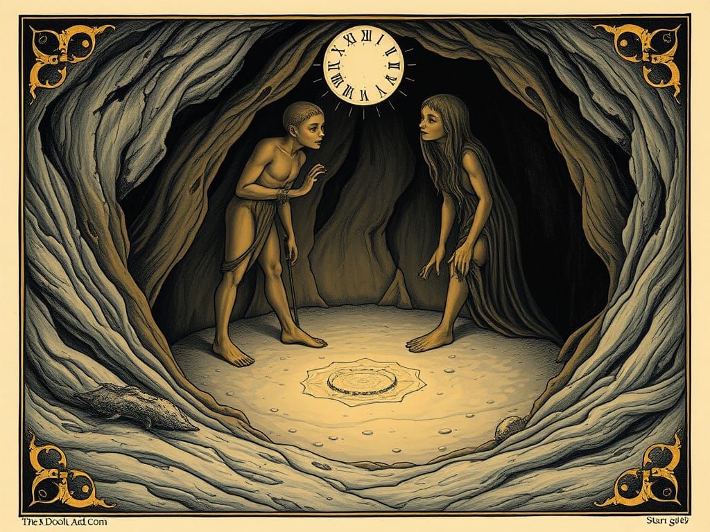 Eldritch Stark Art Nouveau Hole in Stark Academia Style