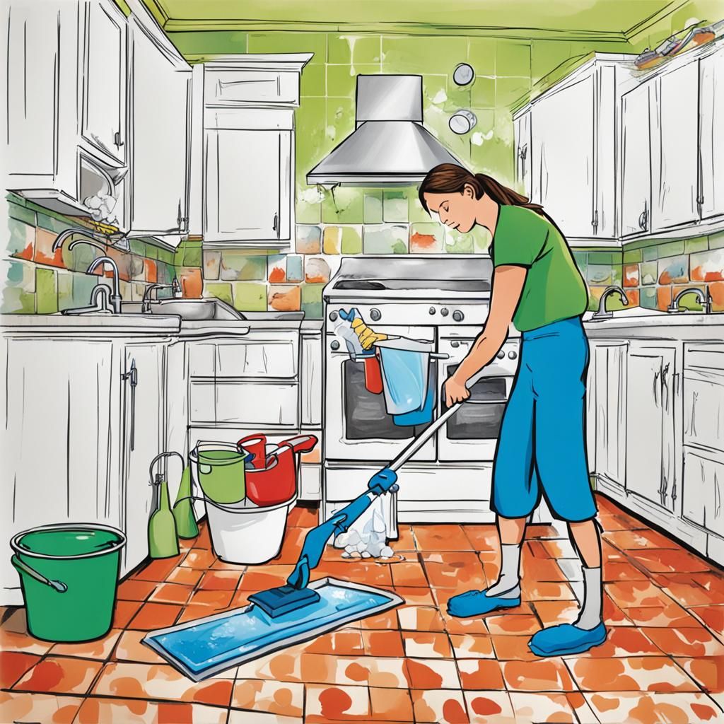 Weary of Cleaning: Endless Household Tasks