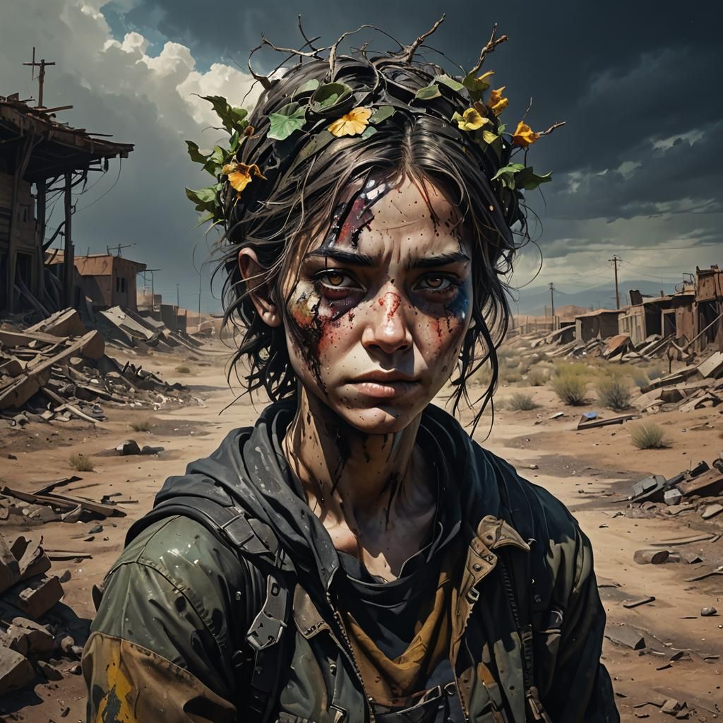 Hyperrealistic Hope Grows in a Wasteland