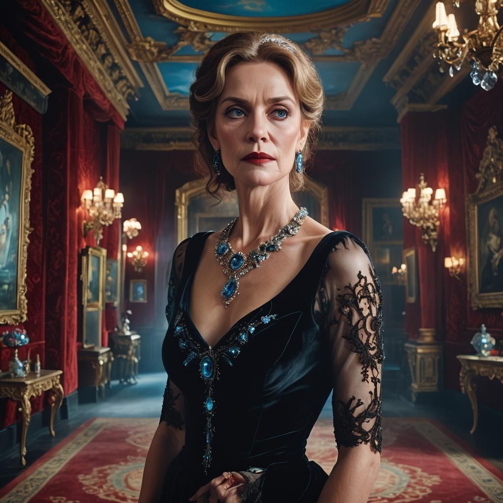 Opulent Portrait in Fantasy Concept Art Style