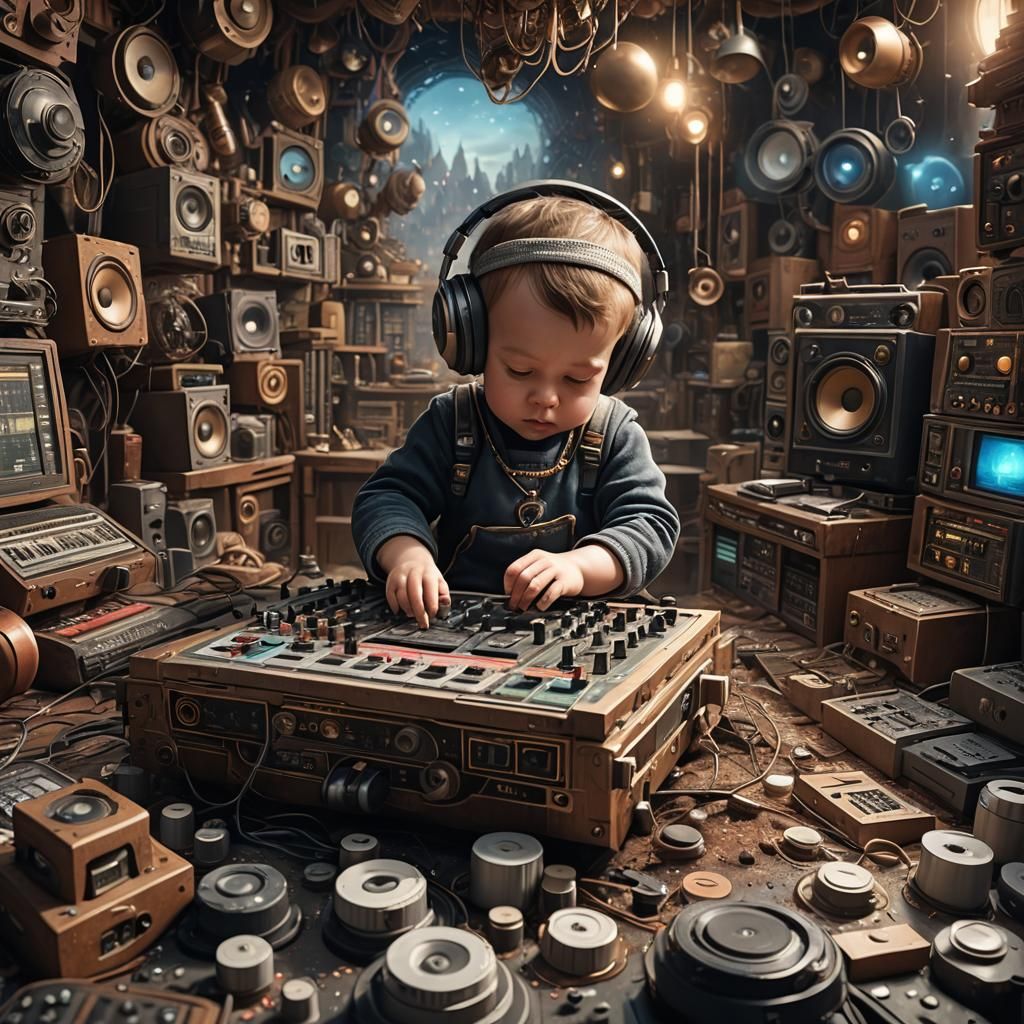 Dramatic Digital Matte Painting: Baby Making Beats