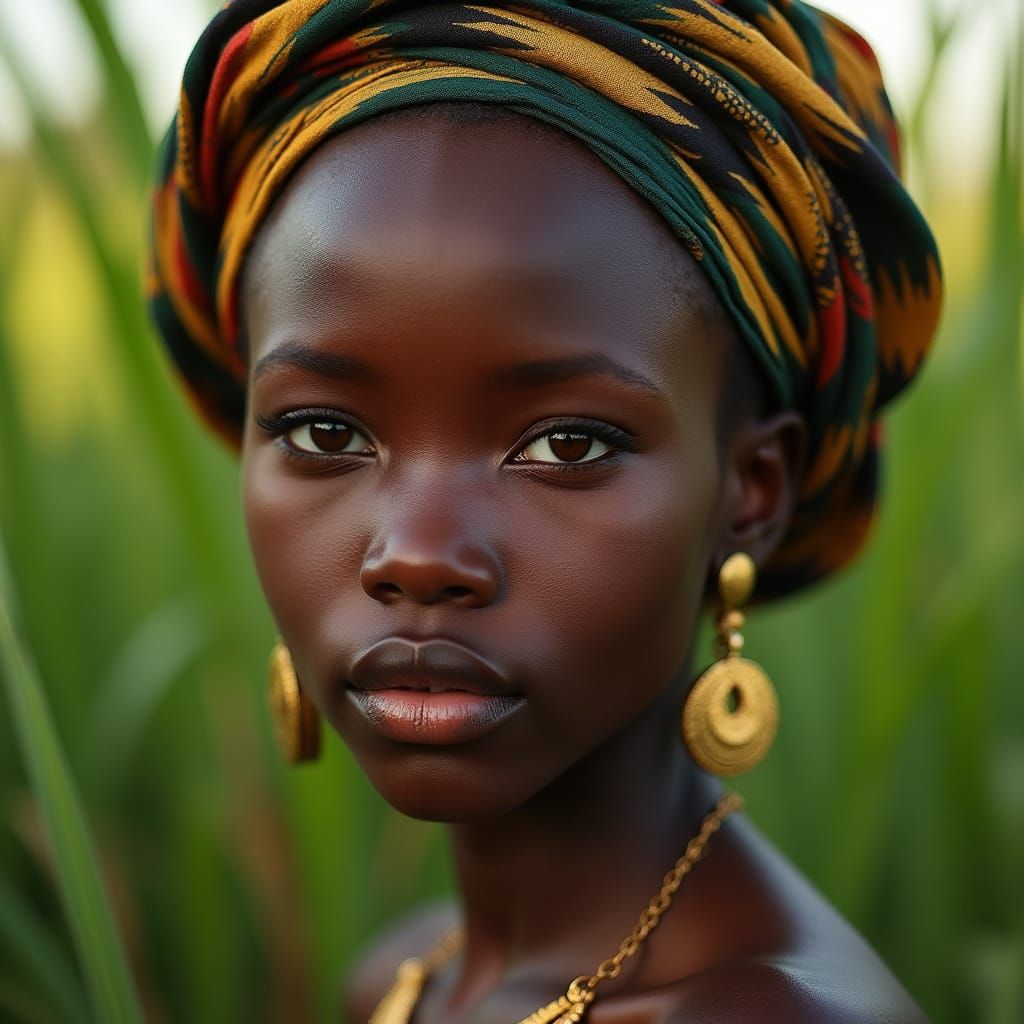 Stunning Hyperrealistic Portrait of a Confident Young Woman ...